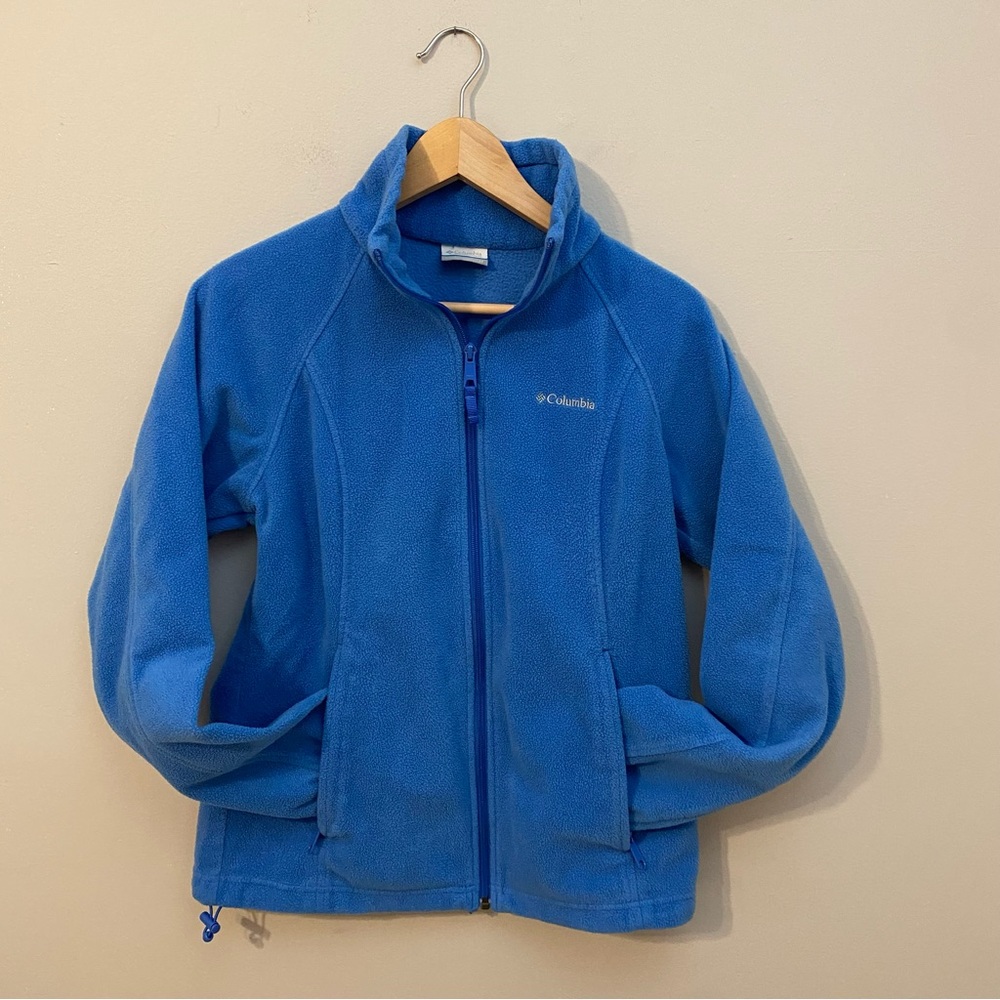 Columbia Blue Fleece Zip Jacket Women’s M